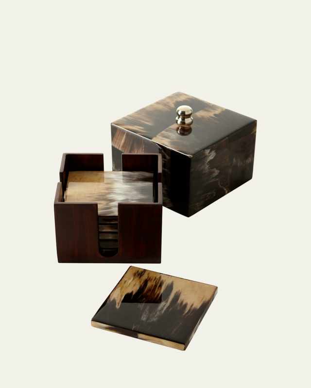 Horn Luxe Boxed Coaster Set